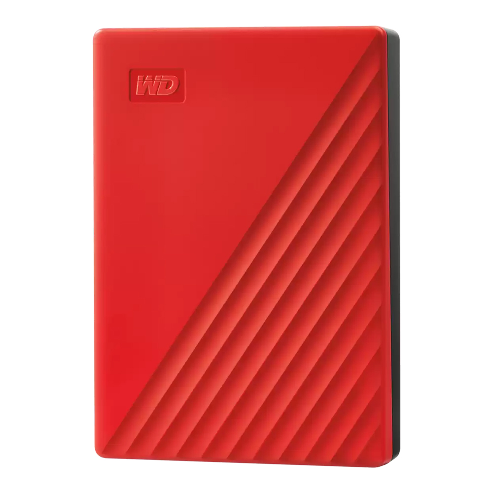 4 TB PORTABLE HDD (ฮาร์ดดิสก์พกพา) WD MY PASSPORT (RED) (WDBPKJ0040BRD)