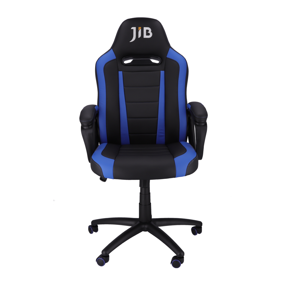 GAMING CHAIR (เก้าอี้เกมมิ่ง) JIB GAMING ZK-192B LOGO JIB (BLACK-BLUE) (ASSEMBLY REQUIRED)