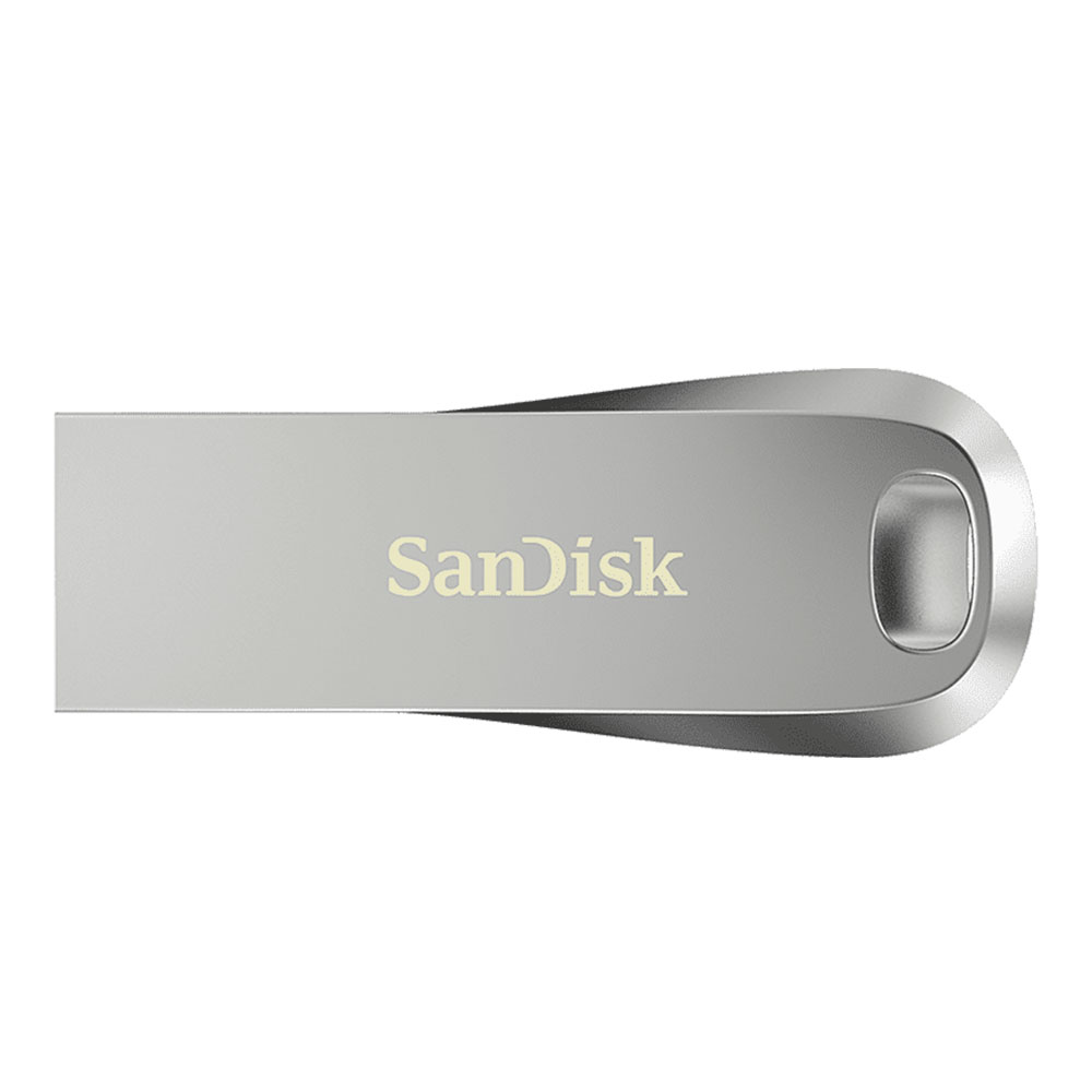 128 GB FLASH DRIVE (แฟลชไดร์ฟ) SANDISK ULTRA LUXE USB 3.2 GEN 1 (SILVER) (SDCZ74-128G-G46)