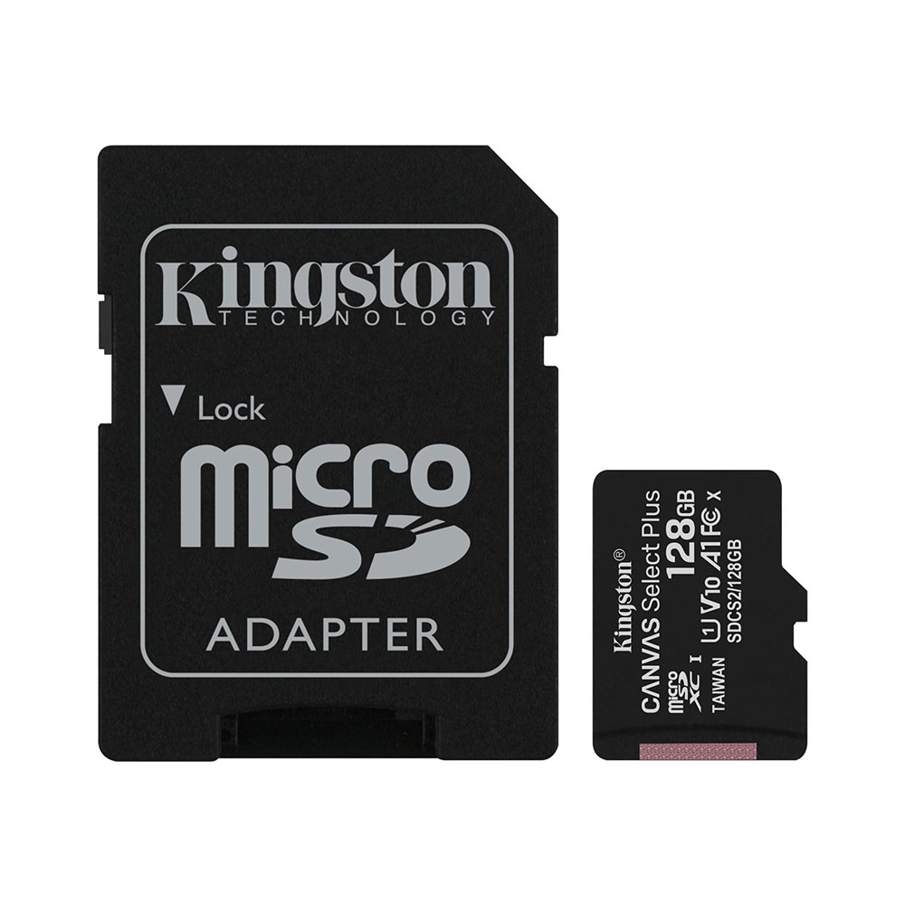 128 GB MICRO SD CARD (ไมโครเอสดีการ์ด) KINGSTON CANVAS SELECT PLUS (SDCS2/128GB)