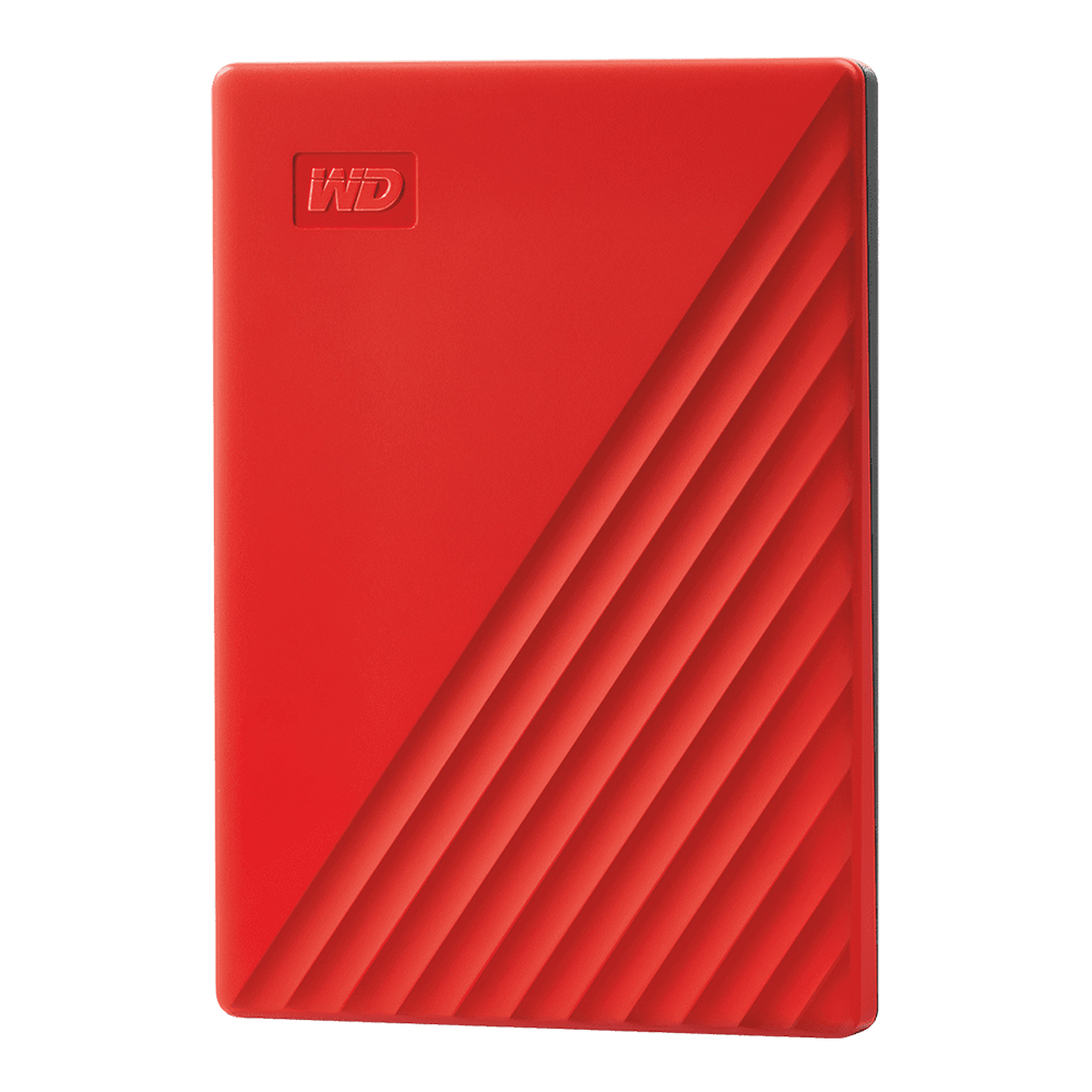 1 TB PORTABLE HDD (ฮาร์ดดิสก์พกพา) WD MY PASSPORT (RED) (WDBYVG0010BRD)