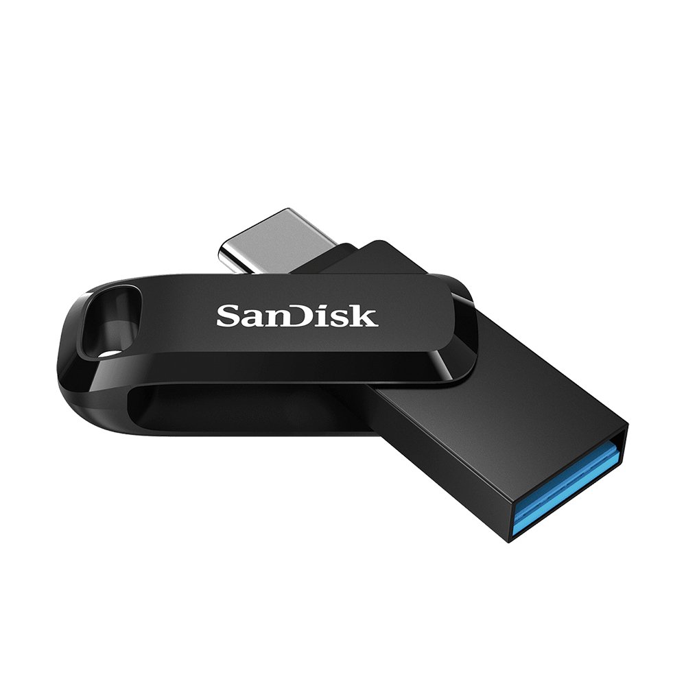 64 GB FLASH DRIVE (แฟลชไดร์ฟ) SANDISK ULTRA DUAL DRIVE GO USB TYPE-C (SDDDC3-064G-G46)