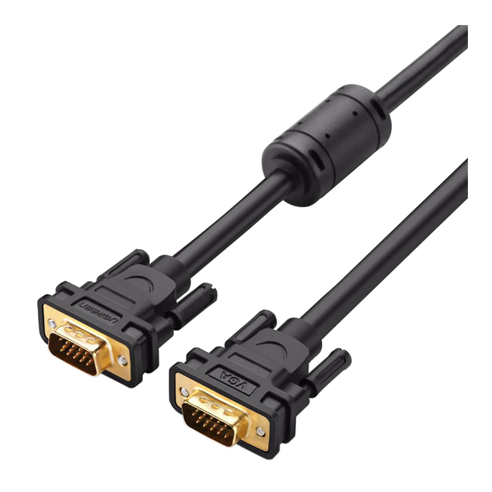 MONITOR CABLE (สายจอมอนิเตอร์) UGREEN VGA MALE TO MALE 1.5 METER (11630)