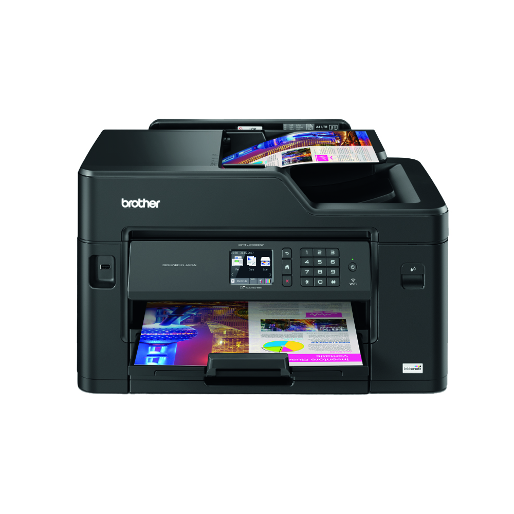 PRINTER (เครื่องพิมพ์ไร้สาย) BROTHER MFC-J2330DW INKJET ALL-IN-ONE