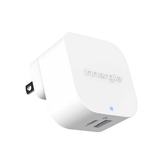 NOTEBOOK ADAPTER (อะแดปเตอร์โน้ตบุ๊ค) INNERGIE 45H USB-C POWER ADAPTER (45-WATT DUO PORYS USB) (ADP-45HWTUA) (WHITE)