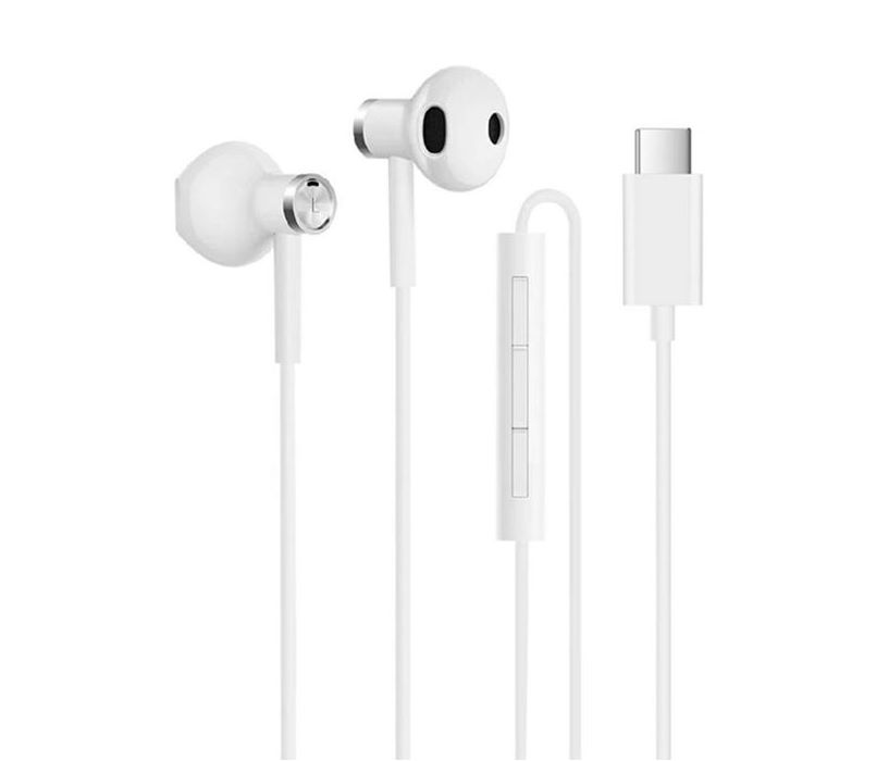 EARPHONES (หูฟัง)  XIAOMI MI DUAL DRIVER EARPHONES ZBW4434TY TYPE-C (WHITE)