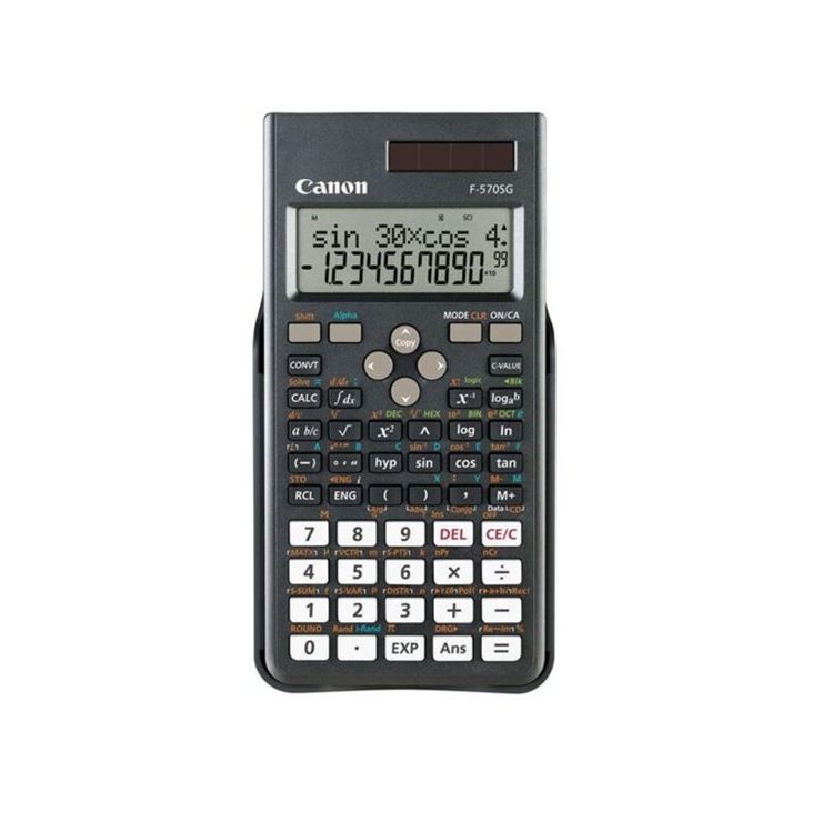CALCULATOR (เครื่องคิดเลขวิทยาศาสตร์) CANON F-570SG (BLACK)