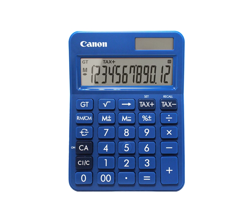 CALCULATOR (เครื่องคิดเลข) CANON LS-125T CALCULATOR (NAVY BLUE)