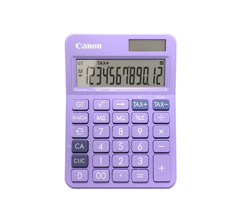 CALCULATOR (เครื่องคิดเลข) CANON LS-125T CALCULATOR (PURPLE)