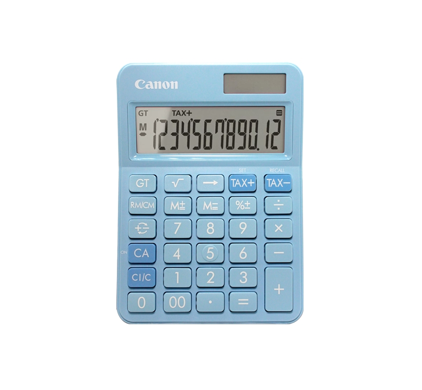 CALCULATOR (เครื่องคิดเลข) CANON LS-125T CALCULATOR (SKY BLUE)