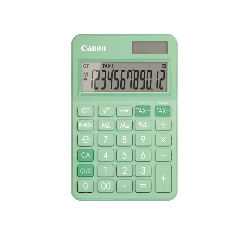 CALCULATOR (เครื่องคิดเลข) CANON LS-125T CALCULATOR (GREEN)