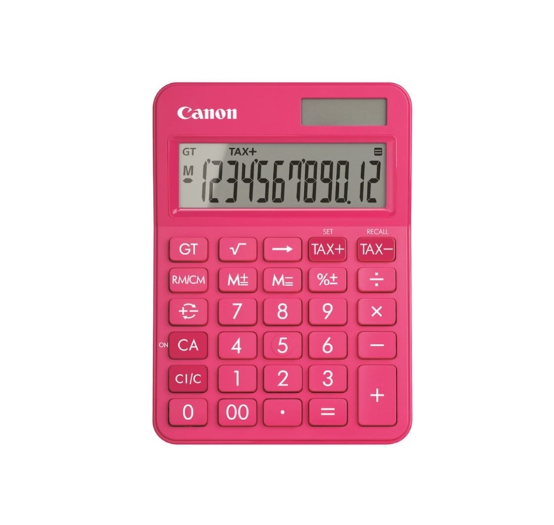 CALCULATOR (เครื่องคิดเลข) CANON LS-125T CALCULATOR (PINK)