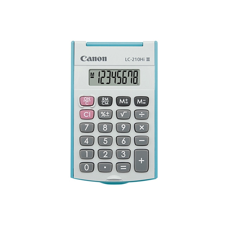 CALCULATOR (เครื่องคิดเลข) CANON LC-210Hi III (SKY BLUE)