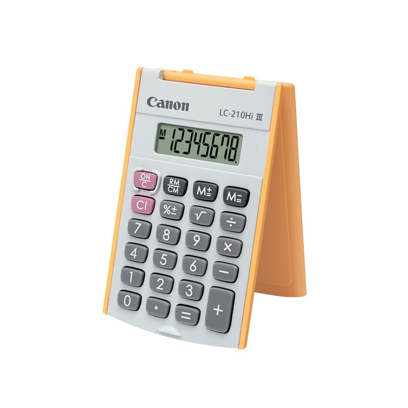 CALCULATOR (เครื่องคิดเลข) CANON LC-210Hi III (ORANGE)