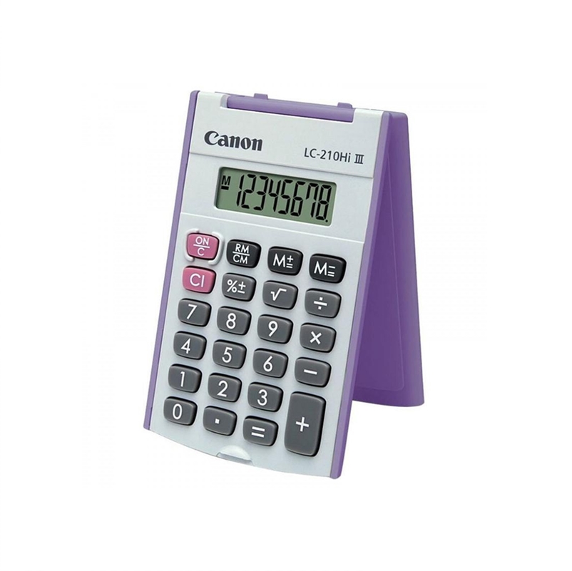 CALCULATOR (เครื่องคิดเลข) CANON LC-210Hi III (PURPLE)