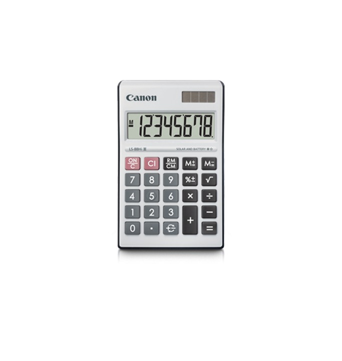 CALCULATOR (เครื่องคิดเลข) CANON LS-88Hi III (WHITE)