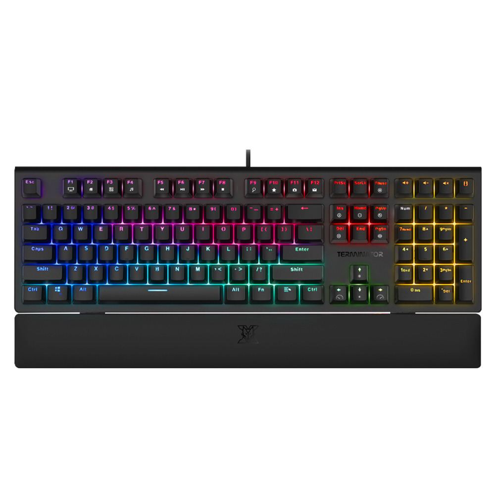 KEYBOARD (คีย์บอร์ด) NUBWO X30 TERMINATOR (OUTEMU RED SWITCH) (RGB LED) (EN/TH)