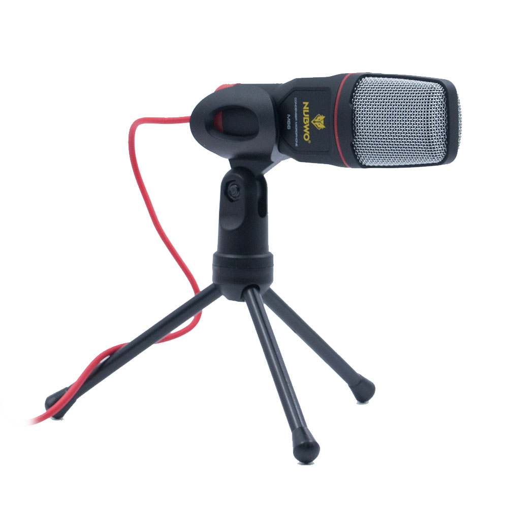 MICROPHONE (ไมโครโฟน) NUBWO M66 CONDENSER (RED)