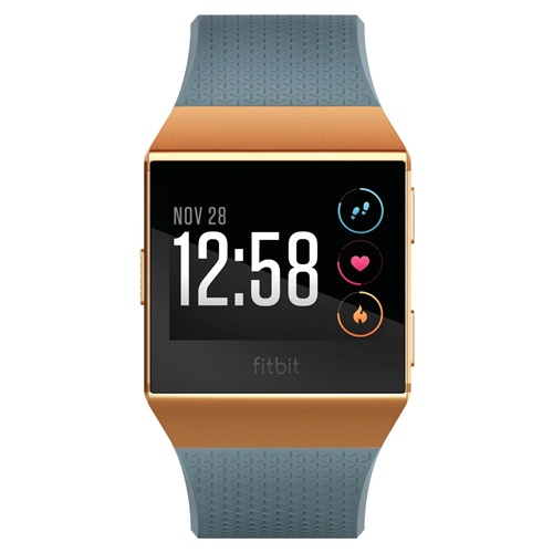 SMART WATCH (สมาร์ทวอทช์) FITBIT IONIC SLATE BLIE/BURNT ORANGE [FB503CPBU]
