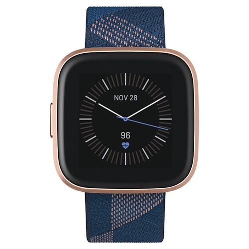 SMART WATCH (สมาร์ทวอทช์) FITBIT VERSA2 (NFC), SE NAVY & PINK WOVEN, FRCJK [FB507RGNV-FRCJK]
