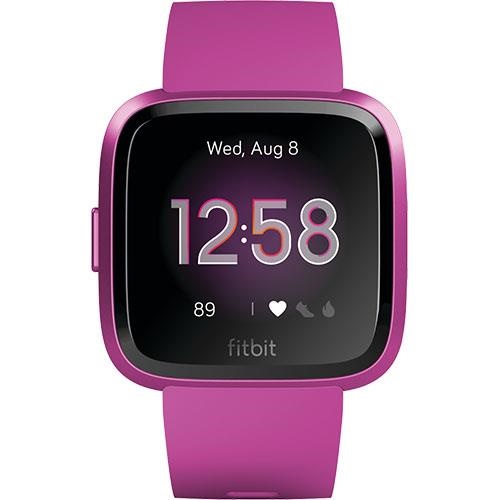 SMARTWATCH (สมาร์ทวอทช์) FITBIT VERSA LITE MULBERRY/MULBERRY ALUMINUM, FRCJK [FB415PMPM-FRCJK]