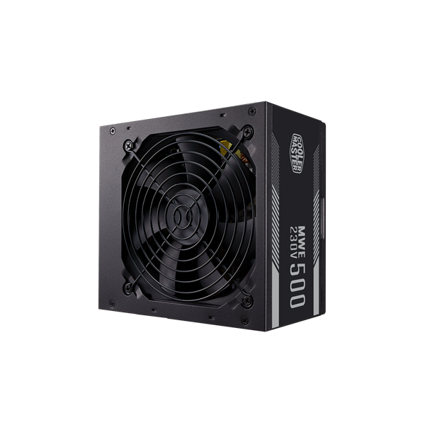 POWER SUPPLY (อุปกรณ์จ่ายไฟ) COOLER MASTER MWE WHITE 230V V2 500W A/EU CABLE [80 PLUS WHITE] (MPE-5001-ACABW)