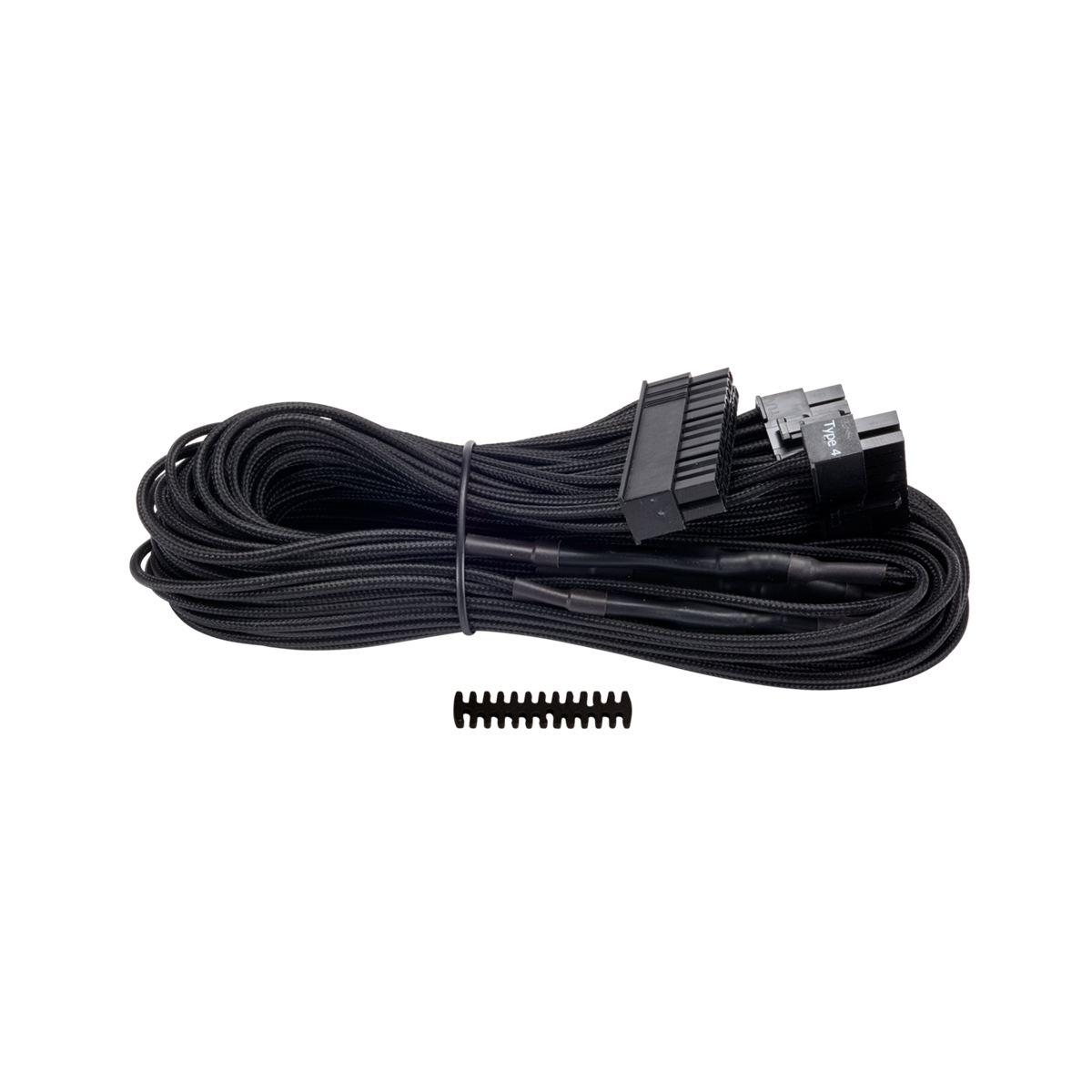 SLEEVED CABLE (สายถัก) CORSAIR PREMIUM INDIVIDULLY SLEEVED ATX 24-PIN CABLE [CP-8920158] - BLACK