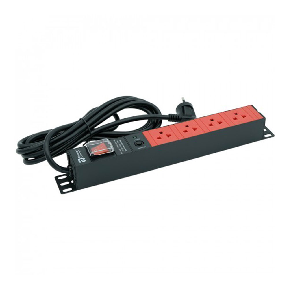 PLUG (ปลั๊กไฟ) POWERCONNEX 4-WAY 5.0 METER (PCXC5PHTNS-TS04-5)