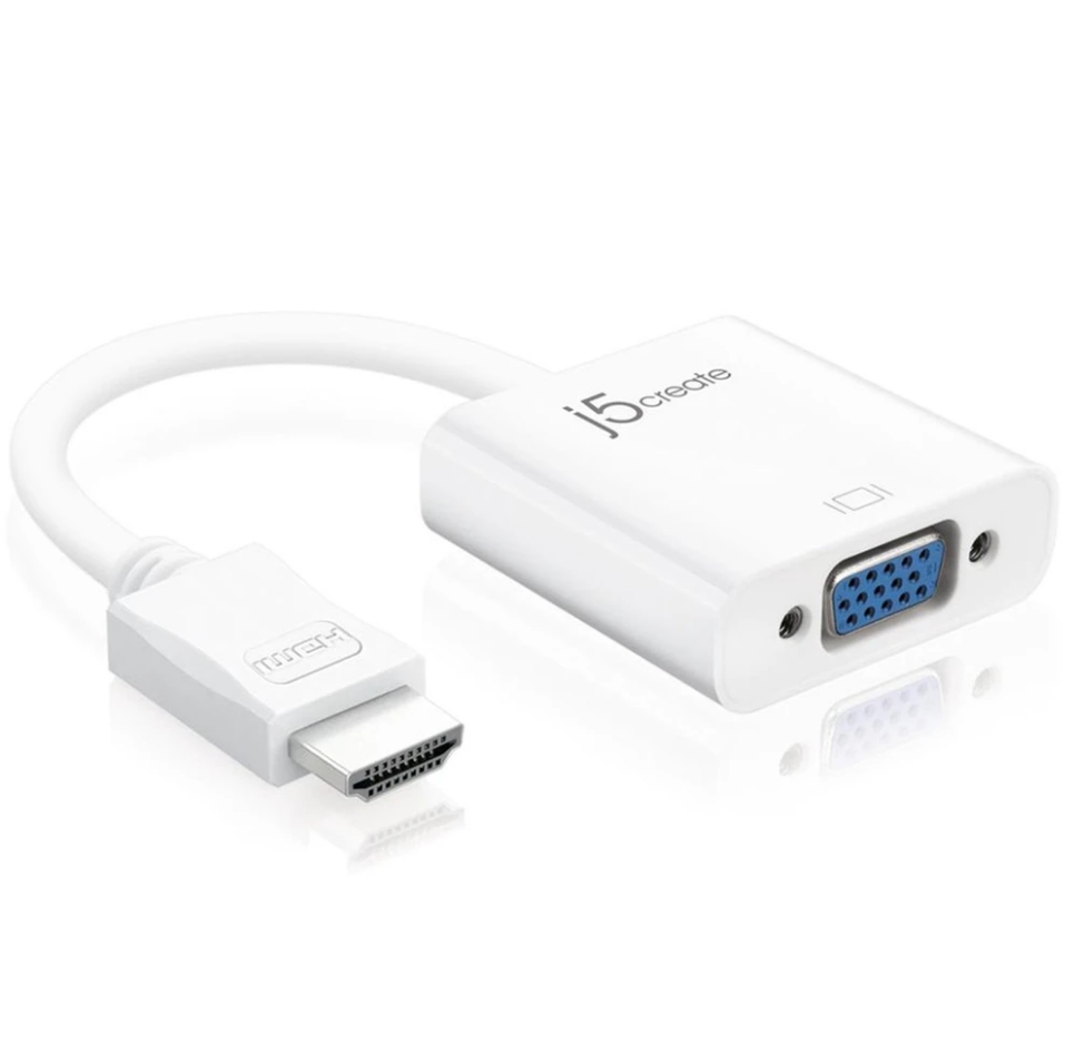 MONITOR CABLE (สายจอมอนิเตอร์) J5CREATE HDMI TO VGA ADAPTER - JDA213