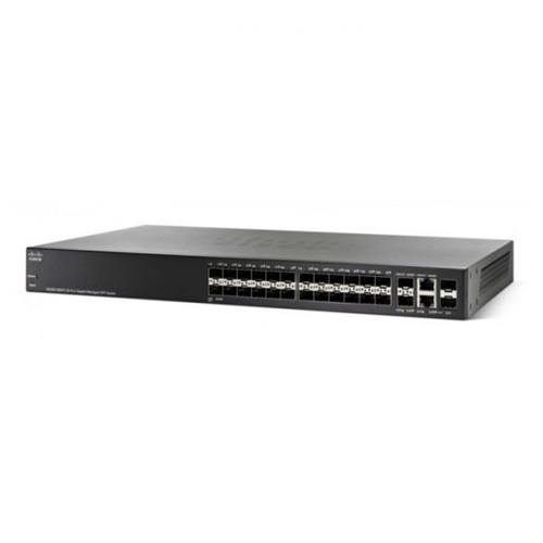 SWITCH (สวิตซ์) CISCO SG350-28SFP 28-port Gigabit Managed SFP Switch (SG350-28SFP-K9-EU)
