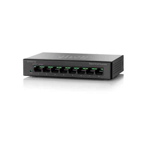 SWITCH (สวิตซ์) CISCO SG110D-08HP 8-PORT POE GIGABIT DESKTOP SWITCH (SG110D-08HP-EU)