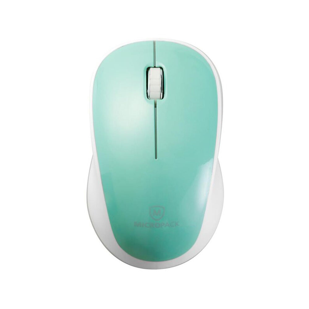 MOUSE (เมาส์ไร้สาย) MICROPACK MP-771W ST WIRELESS SILENT MOUSE (GREEN)