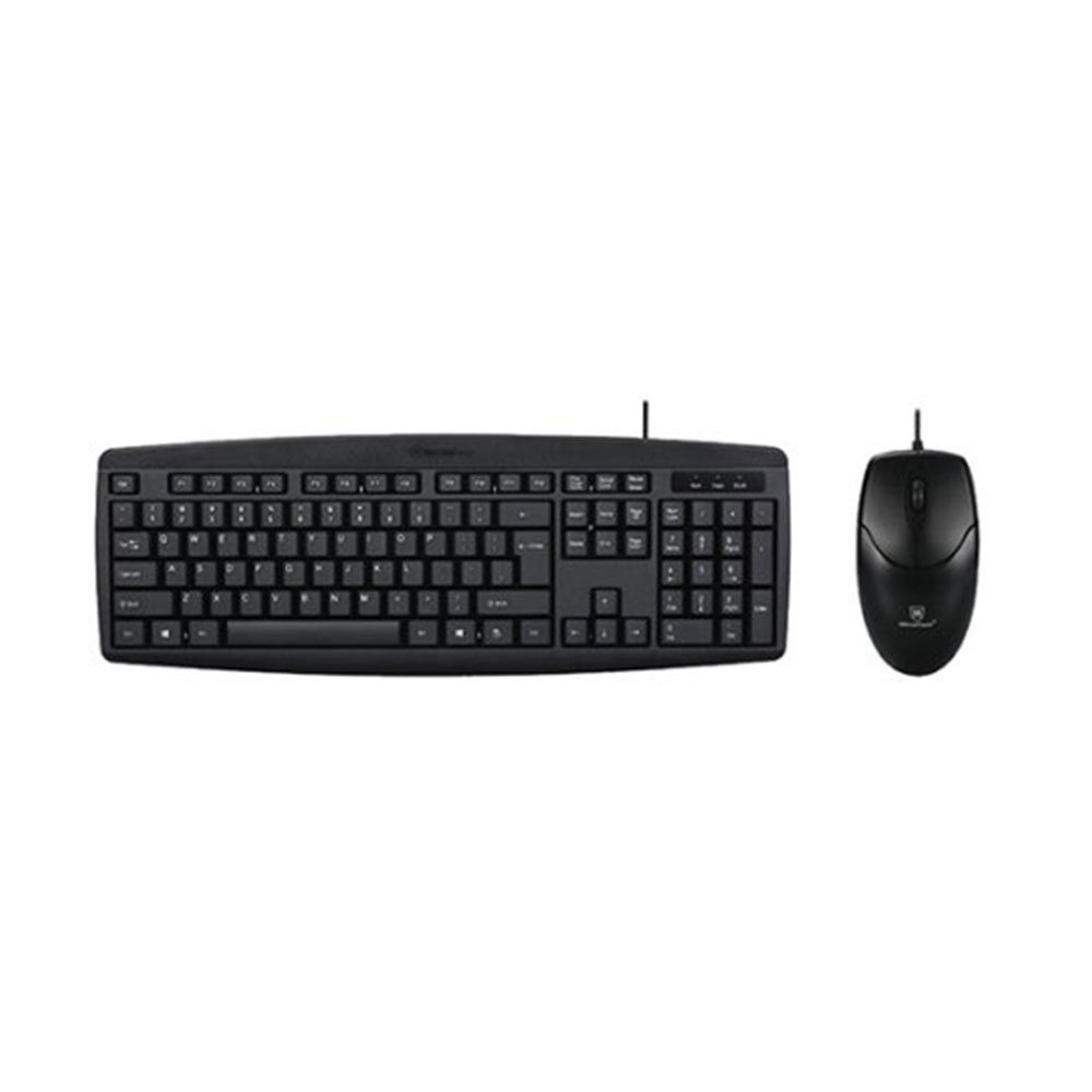 KEYBOARD & MOUSE (คีย์บอร์ดและเมาส์) MICROPACK KM-2003 CLASSIC BLACK