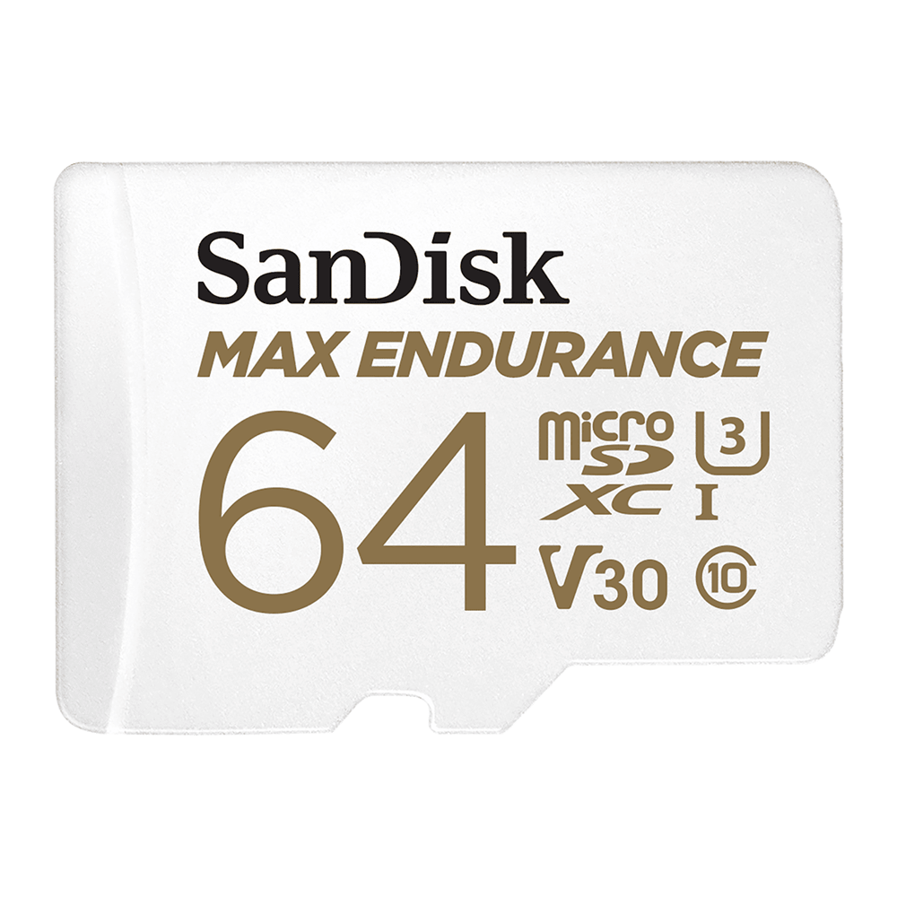 64 GB MICRO SD CARD (ไมโครเอสดีการ์ด) SANDISK MAX ENDURANCE SDXC (SDSQQVR-064G-GN6IA)