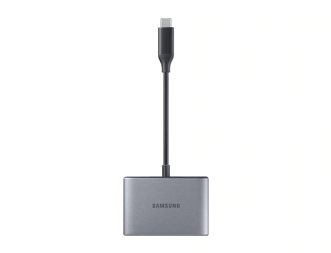 ADAPTER (อะแดปเตอร์) SAMSUNG MULTIPORT ADAPTER (USB-A, HDMI, TYPE-C) EE-P3200BJEGWW