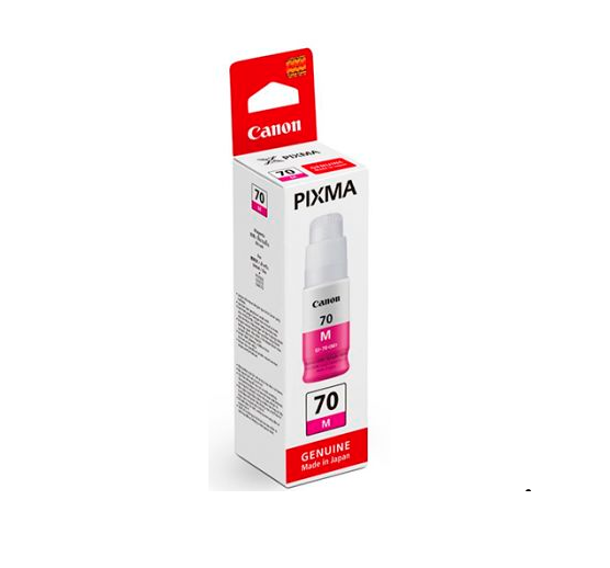 INK (หมึกสำหรับเครื่องพิมพ์) CANON GI-70 M MAGENTA