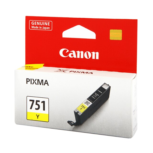 INK (หมึกสำหรับเครื่องพิมพ์) CANON CLI-751 Y YELLOW