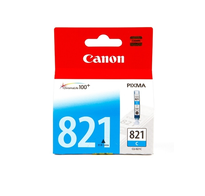 INK (หมึกสำหรับเครื่องพิมพ์) CANON CLI-821C INKJET CARTRIDGE CYAN