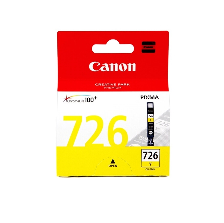 INK (หมึกสำหรับเครื่องพิมพ์) CANON CLI-726Y INKJET CARTRIDGE YELLOW