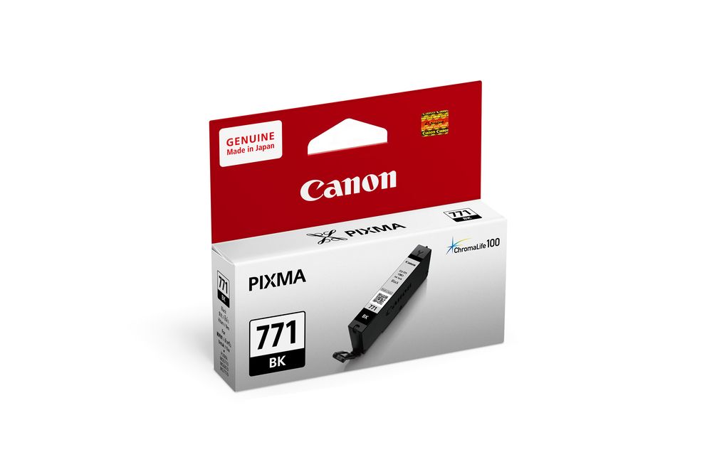 INK (หมึกสำหรับเครื่องพิมพ์) CANON CLI-771 BK INK CARTRIDGE BLACK