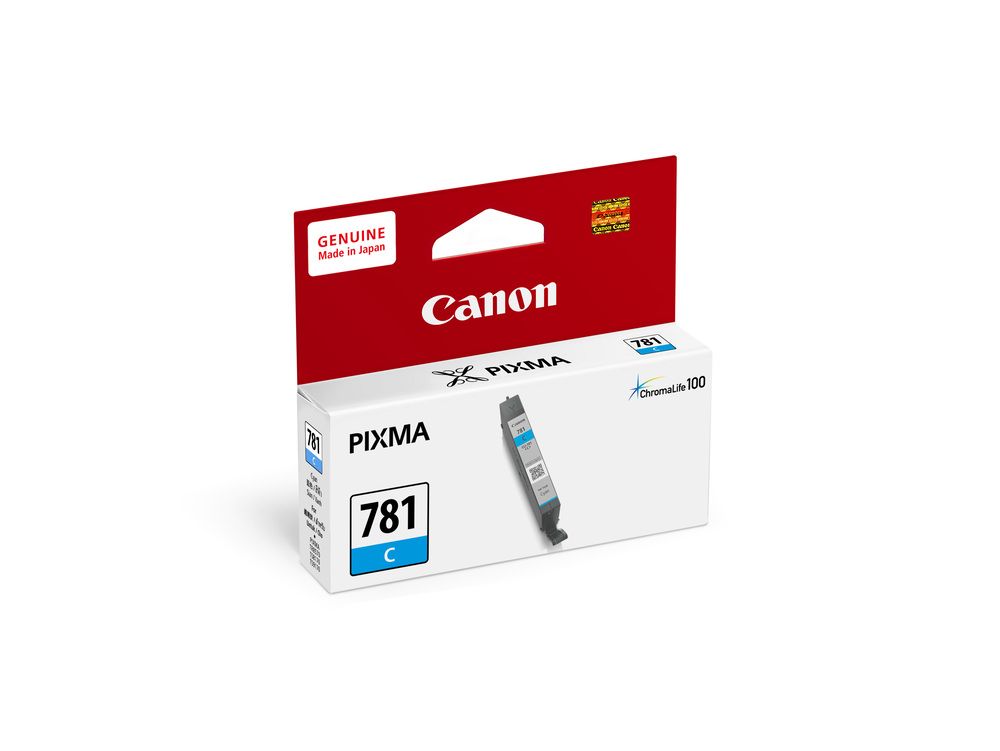 INK (หมึกสำหรับเครื่องพิมพ์) CANON CLI-781 C INK CARTRIDGE CYAN
