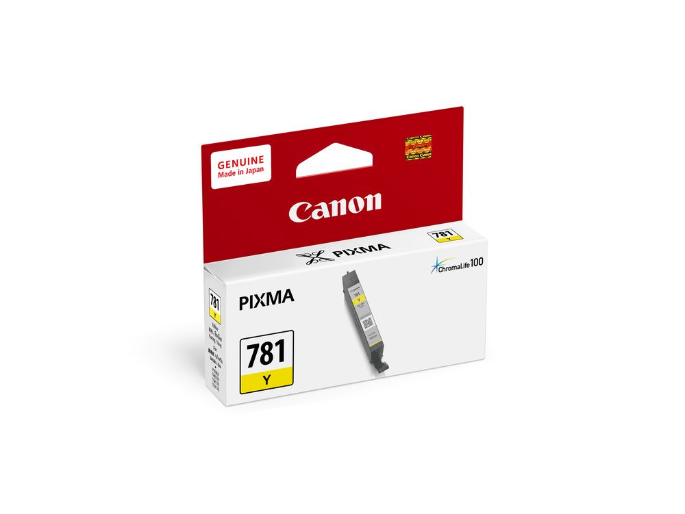 INK (หมึกสำหรับเครื่องพิมพ์) CANON CLI-781 Y INK CARTRIDGE YELLOW