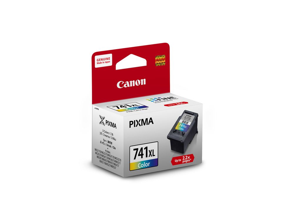 INK (หมึกสำหรับเครื่องพิมพ์) CANON CL-741 CL XL INKJET CARTRIDGE COLOR