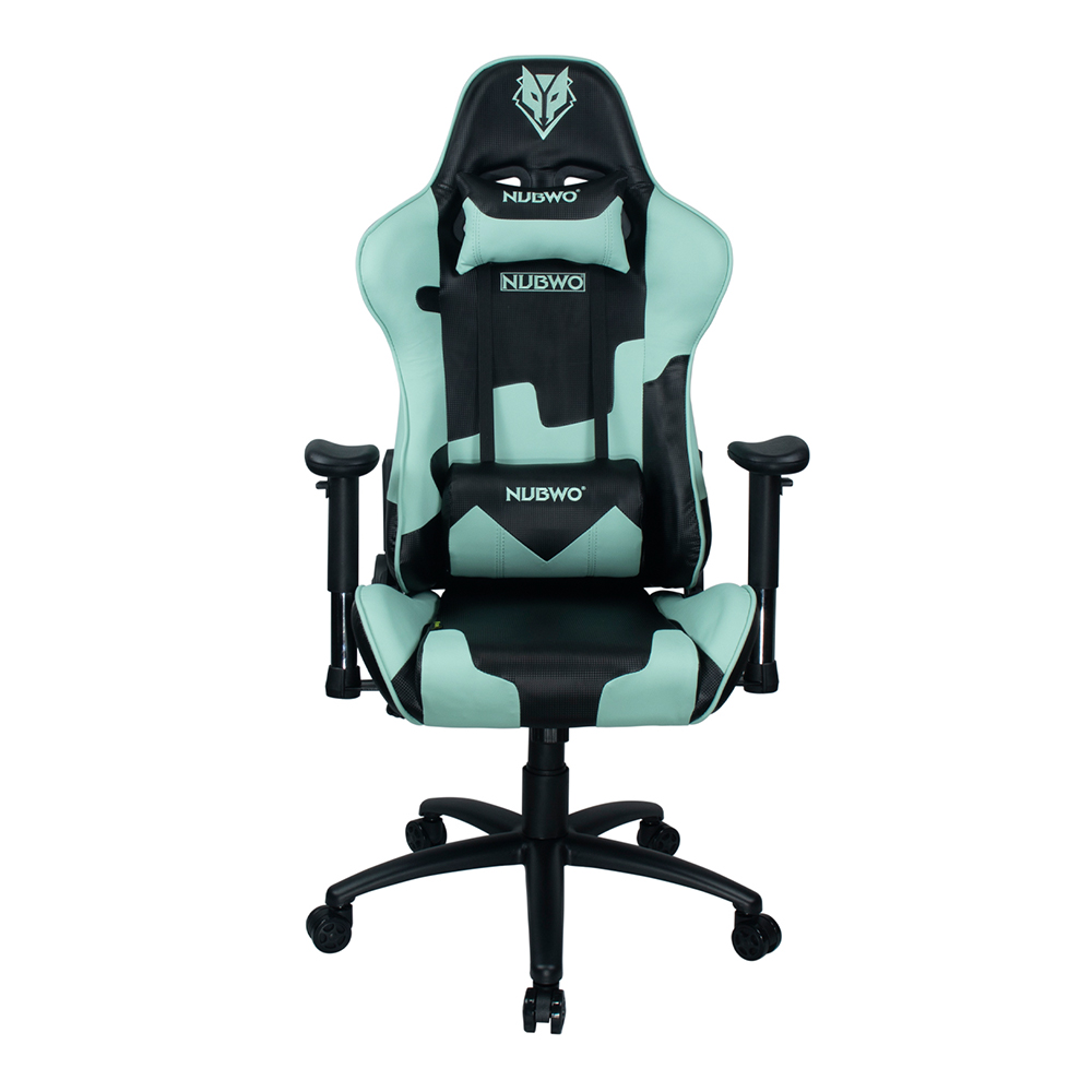 GAMING CHAIR (เก้าอี้เกมมิ่ง) NUBWO CASTER (NBCH-11) (BLACK-GREEN)