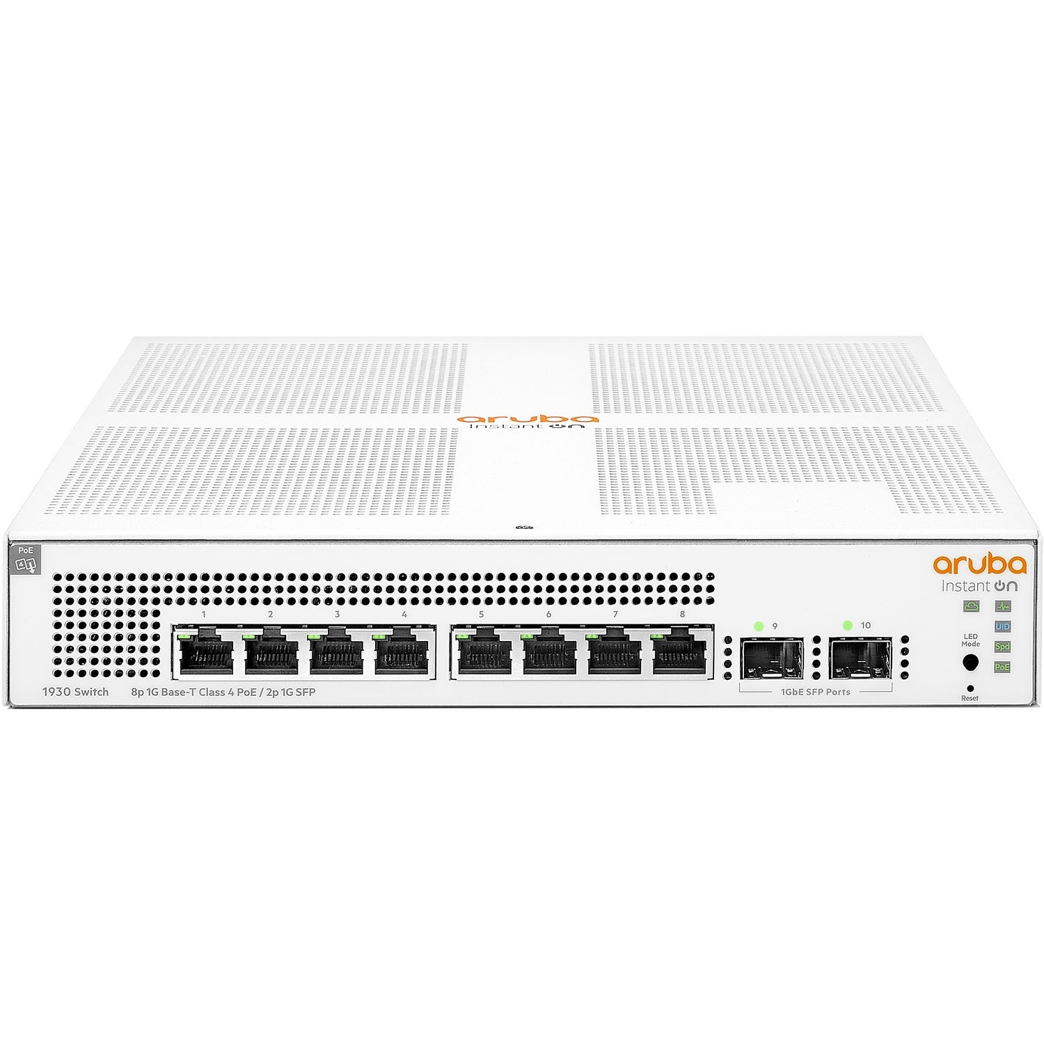 SWITCH (สวิตซ์) HPE ARUBA INSTANT ON 1930 8G CLASS4 POE 2SFP 124W SWITCH (JL681A)