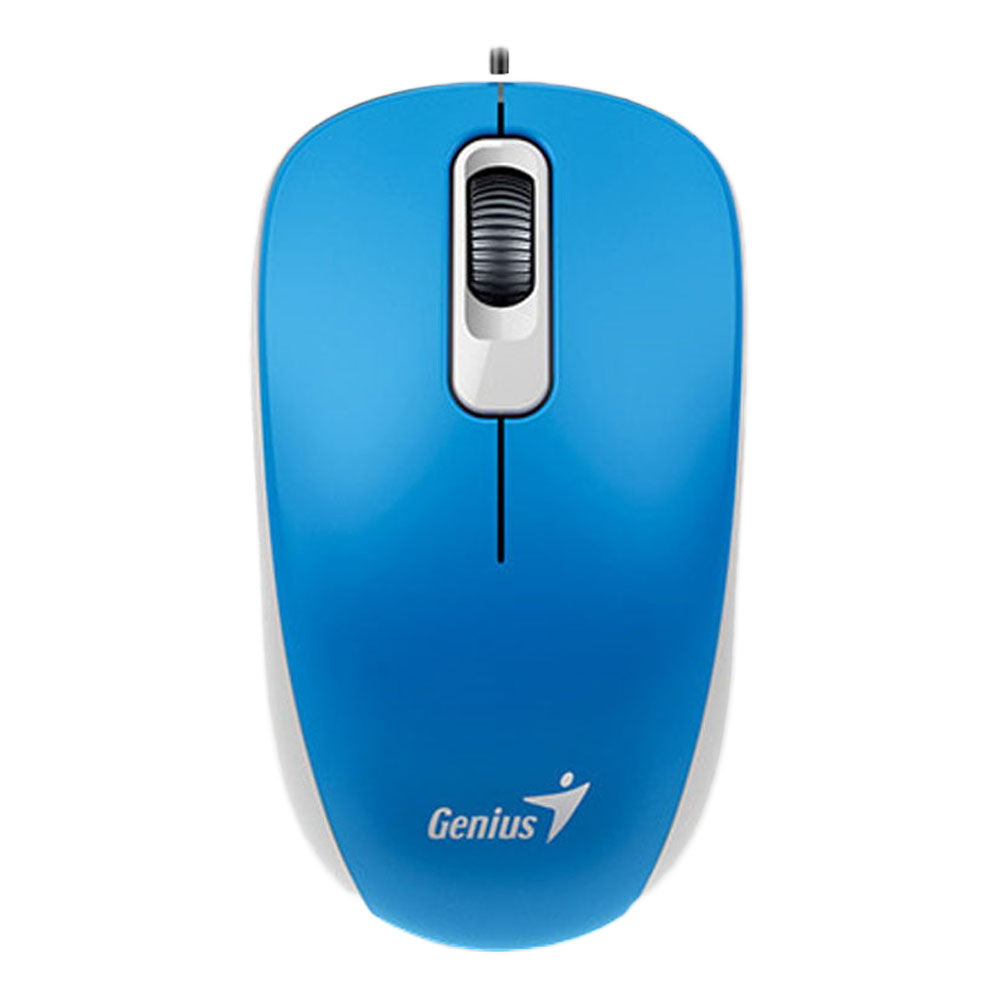 MOUSE (เมาส์) GENIUS DX-110 USB OPTICAL MOUSE (BLUE)