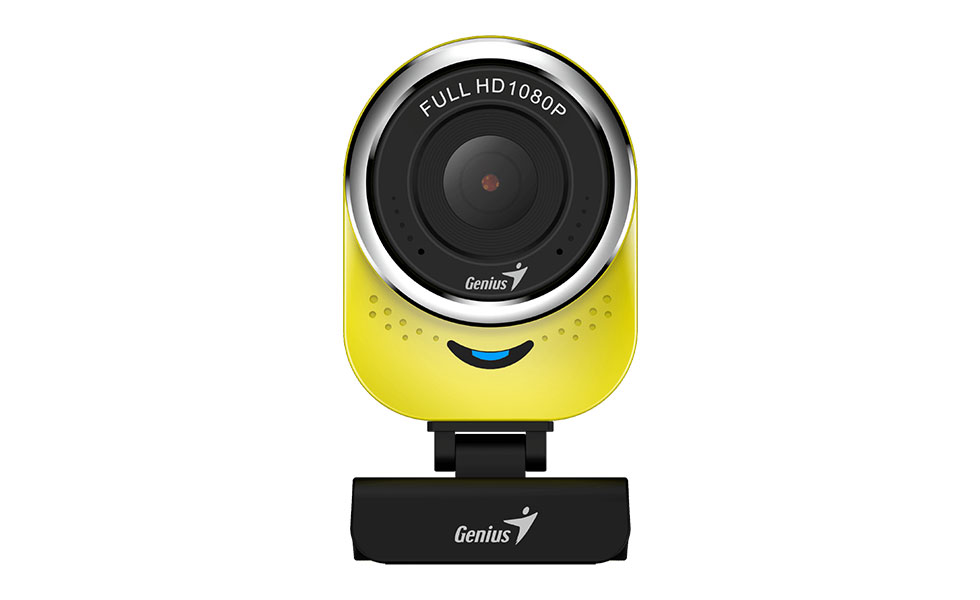 WEBCAM (เว็บแคม) GENIUS QCAM 6000 FULL HIGH DEFINITION 1080P (YELLOW)