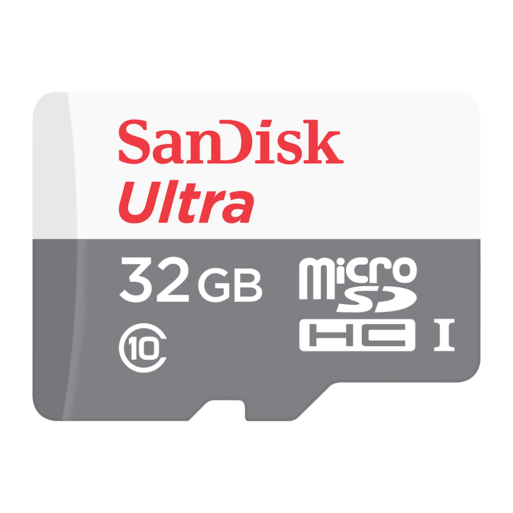 32 GB MICRO SD CARD (ไมโครเอสดีการ์ด) SANDISK ULTRA SDHC CLASS 10 (SDSQUNR-032G-GN3MN)