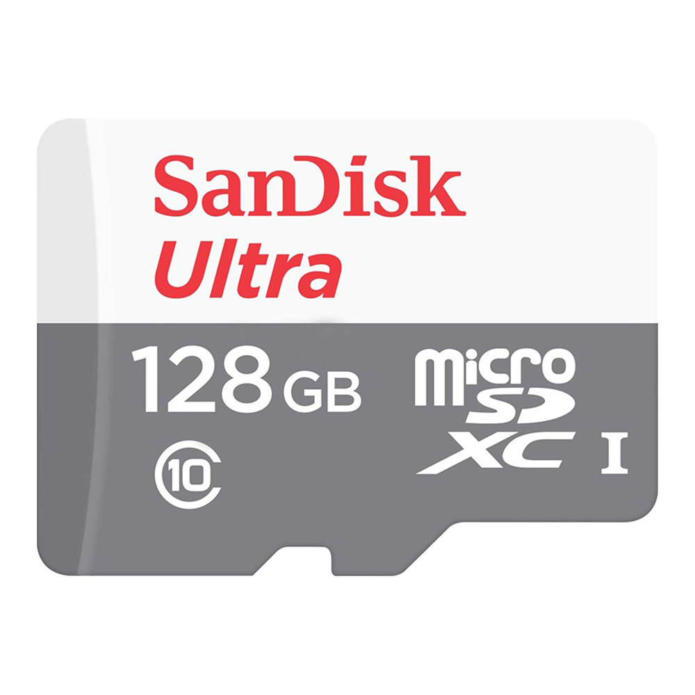 128 GB MICRO SD CARD (ไมโครเอสดีการ์ด) SANDISK ULTRA SDHC CLASS 10 (SDSQUNR-128G-GN6MN)