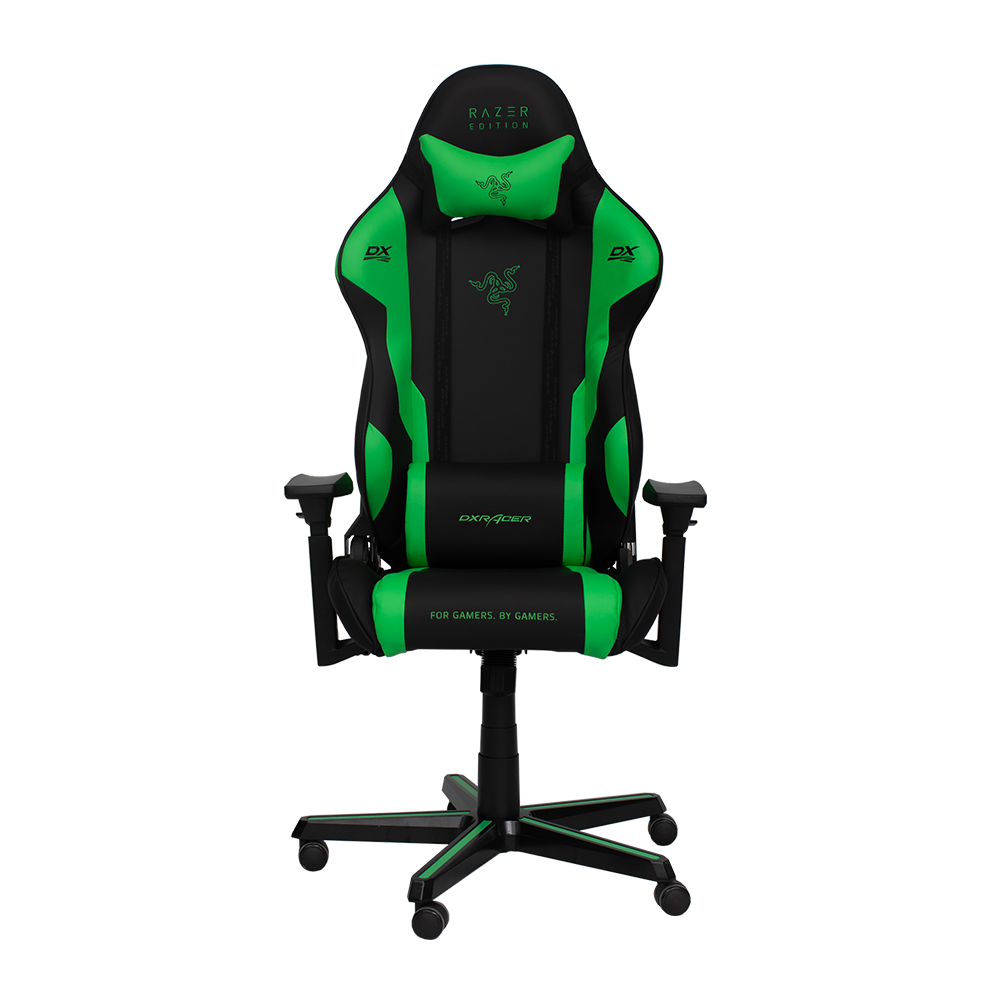 GAMING CHAIR (เก้าอี้เกมมิ่ง) DXRACER RAZER SERIES (GC-R188-NE-Y3-329) (BLACK-GREEN) (สินค้าต้องประกอบก่อนใช้งาน)